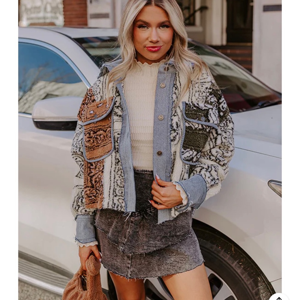 NWT Sherpa jacket